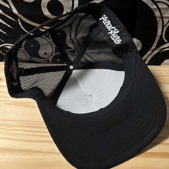 Petrol Burn Brand United By Motors Motorcycle Theme Snap Back Hat - Picture 2 of 3